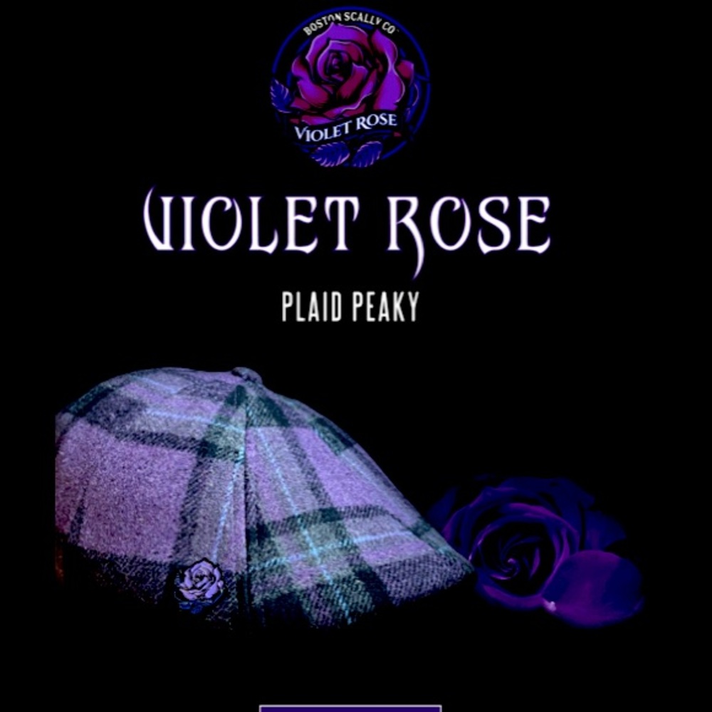 💜 Boston Scally Ltd. Ed. Violet Rose Cap 💜 Sz. Large - GORGEOUS CAP!